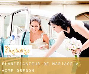 Planificateur de mariage à Acme (Oregon)