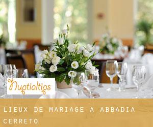 Lieux de mariage à Abbadia Cerreto