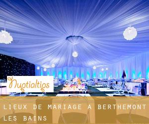 Lieux de mariage à Berthemont-les-Bains