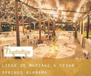 Lieux de mariage à Cedar Springs (Alabama)