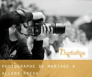 Photographe de mariage à Allens Fresh