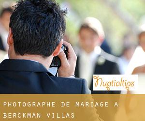 Photographe de mariage à Berckman Villas