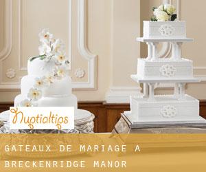 Gâteaux de mariage à Breckenridge Manor