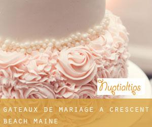 Gâteaux de mariage à Crescent Beach (Maine)