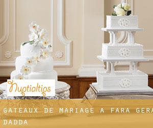 Gâteaux de mariage à Fara Gera d'Adda