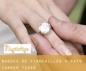 Bagues de fiançailles à Fays Corner (Texas)
