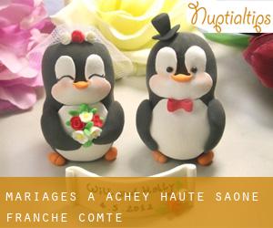 mariages à Achey (Haute-Saône, Franche-Comté)