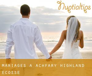 mariages à Achfary (Highland, Ecosse)