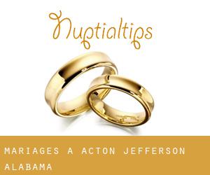 mariages à Acton (Jefferson, Alabama)