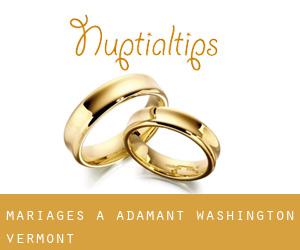 mariages à Adamant (Washington, Vermont)