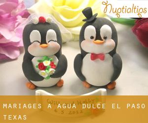 mariages à Agua Dulce (El Paso, Texas)