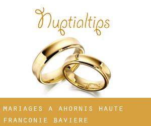 mariages à Ahornis (Haute-Franconie, Bavière)