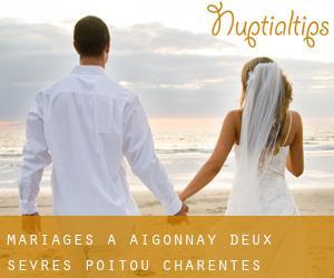 mariages à Aigonnay (Deux-Sèvres, Poitou-Charentes)