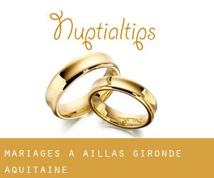mariages à Aillas (Gironde, Aquitaine)