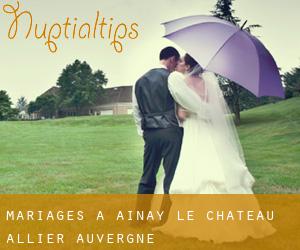 mariages à Ainay-le-Château (Allier, Auvergne)