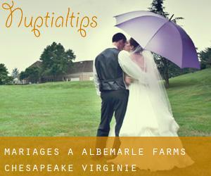 mariages à Albemarle Farms (Chesapeake, Virginie)