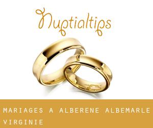 mariages à Alberene (Albemarle, Virginie)