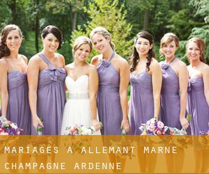 mariages à Allemant (Marne, Champagne-Ardenne)