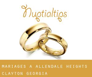 mariages à Allendale Heights (Clayton, Georgia)