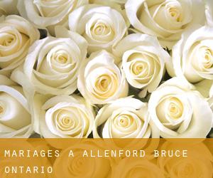 mariages à Allenford (Bruce, Ontario)