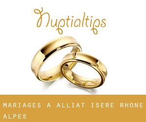 mariages à Alliat (Isère, Rhône-Alpes)
