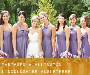 mariages à Allington (Lincolnshire, Angleterre)