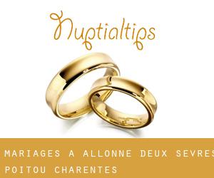 mariages à Allonne (Deux-Sèvres, Poitou-Charentes)