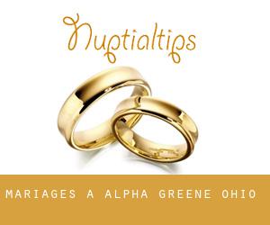 mariages à Alpha (Greene, Ohio)