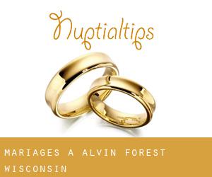 mariages à Alvin (Forest, Wisconsin)