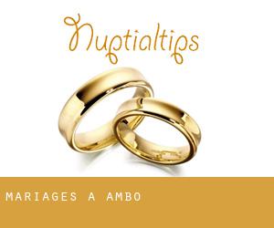 mariages à Ambo