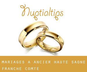 mariages à Ancier (Haute-Saône, Franche-Comté)