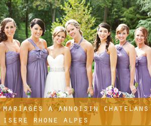 mariages à Annoisin-Chatelans (Isère, Rhône-Alpes)