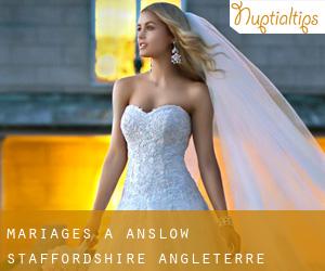 mariages à Anslow (Staffordshire, Angleterre)