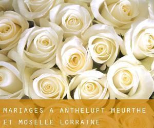 mariages à Anthelupt (Meurthe-et-Moselle, Lorraine)