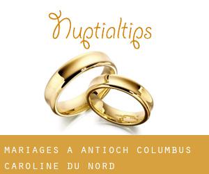 mariages à Antioch (Columbus, Caroline du Nord)