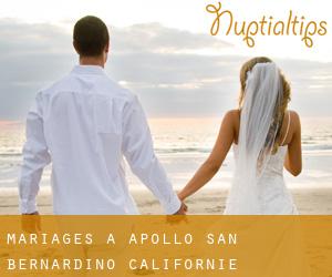 mariages à Apollo (San Bernardino, Californie)