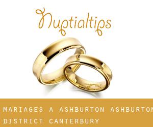 mariages à Ashburton (Ashburton District, Canterbury)