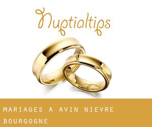 mariages à Avin (Nièvre, Bourgogne)