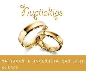 mariages à Avolsheim (Bas-Rhin, Alsace)