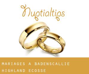 mariages à Badenscallie (Highland, Ecosse)