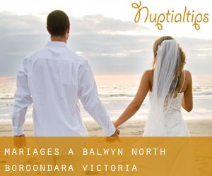 mariages à Balwyn North (Boroondara, Victoria)
