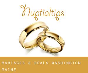 mariages à Beals (Washington, Maine)
