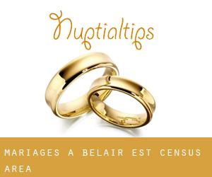 mariages à Bélair Est (census area)