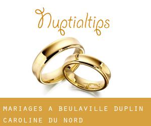 mariages à Beulaville (Duplin, Caroline du Nord)