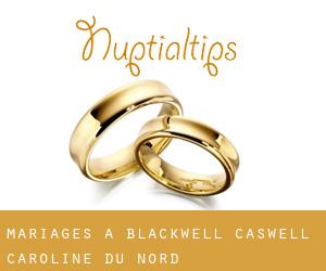 mariages à Blackwell (Caswell, Caroline du Nord)