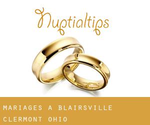 mariages à Blairsville (Clermont, Ohio)