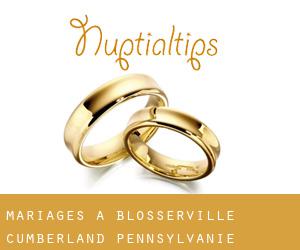 mariages à Blosserville (Cumberland, Pennsylvanie)