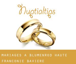 mariages à Blumenrod (Haute-Franconie, Bavière)