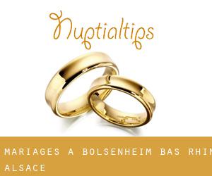 mariages à Bolsenheim (Bas-Rhin, Alsace)