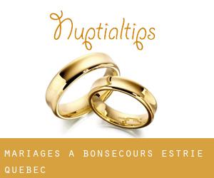 mariages à Bonsecours (Estrie, Québec)